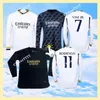 23 24 Real Madrids Long Sleeve BELLINGHAM Soccer Jersey 2023 MODRIC ALABA VINI JR shirt RODRYGO VALVERDE TCHOUAMENI ARDA GULER KROOS Uniform home 3rd football shirts