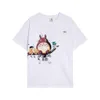 Loewee T-shirt Designers Fashion Men Women With High Quality And Confidence Trendy Brand Dragon Cat Print High-end Fall Shoulder Short Sleeved