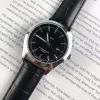 2024 Relógios de pulso de Tisso para homens relógios três agulhas quartzo assistir alta qualidade de alta qualidade de luxo Relógio Acessórios de moda de silicium Aço e cinta de couro