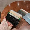 Мода Desiger 1 шт. мужские кошельки ультратонкий мини-бизнес-банк кредитной карты держатель кошелек простой черный женский маленький чехол для монетных карт чехол сумка G24127PE