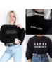 Sweats à capuche pour femmes Harajuku femmes esthétique sweat à capuche noir sweat Goth Slogan drôle Grunge Art Tumblr Streetwear tenue livraison directe