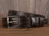 Belts New Fashion Crocodile Luxury Skin Design Men Genuine Leather Pin Alligator Jeans For Men039s G2211013047254