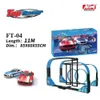 Voitures miniatures moulées sous pression Voiture électrique Double télécommande Voiture de course piste jouet Autorama Circuit Voiture électrique chemin de fer Slot Race