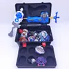 8x Blayblade Burst Gyro Toys Set with ers Grip Storage Box Case Battle Starter Metal Spinning Top Bley 240102