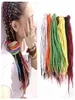 الكروشيه الاصطناعية تجفد الشعر nepal felted wool dreadlocks ملحقات الشعر التضخيم 90cm120 سم 24 كولورز شعبية 5240225