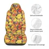 Autostoelhoezen Zon Conures Cover Op maat bedrukt Universele voorbeschermer Accessoires Kussenset