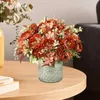 Dekorativa blommor utsökta simulerade eleganta konstgjorda Peony for Home Wedding Party Decor Realistic Faux Floral Bridal