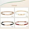 Bälten Fashion Classic Dress Belt Simple Cresatile Women Leather Thin Skinny Metal Gold Elastic Buckle Midjeband Tillbehör