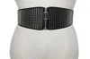 Brede elastische riem met studs Vrouwelijke taille Goth Grote maten Stretch Cumberbanden Dames Lange riemen voor dames Corset tailleband 2204284808952