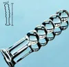 5 beads pyrex glass fake penis crystal artificial male dick anal dildo butt plug masturbator adult sex toys for gay women men 17302696701