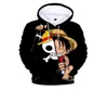 3D Tryck anime One Piece Hoodies Menwomen Harajuku Funny Cartoon Luffy Zoro One Piece Graphic Hip Hop Sweatshirts G09099866761