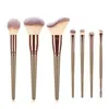 Makeup Brushes 15Pcs Champagne Gold Brush Set Foundation Eyebrow Fl Drop Delivery Health Beauty Tools Accessories Otxdg