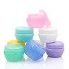 50pcs 20g coloré vide forme de champignon crème cosmétiques pot crème de soin de la peau récipient en plastique voyage conteneur compact fabricant d'étain