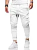 Męskie streetwear joggers Męskie spodnie Strażne treningi sznurka Siłowni Poletnie fitness Spodnie Elastyczne oddychające spodnie dresowe sporne sporty sporne spodnie m-3xl