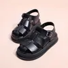 Sandaler vår- och sommarsporter med tjocka sulor som täcker huvudkvinnor Fashion Cave French Woven Roman Shoes