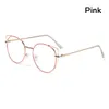 Sonnenbrille Mode High-Definition-Metallbrille Optische Brillenbrille Flache Spiegelbrille