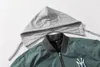 Весенне-осенняя корейская модная бейсбольная куртка с вышивкой, ветровка chaquetas hombre, съемная мужская одежда, 240102