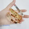 Autobanden Armband Damesmode Koreaanse hot selling liefde mode zirkoon roestvrij staal eenvoudige gesp goud zilver enkele prachtige met originele doos