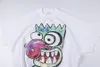 24SS Camisetas Blutosatire Billdog Wimpy Kid Tee Camisetas de Manga Curta Camisetas com Impressão Tops 1 Qualidade Hip Hop High Street Camiseta Branca