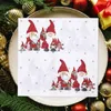 Bord servetten god jul jultomten papper hemparty dekorationer år