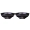 Dinnerware Sets A5 Melamine Tableware Bowl Japanese Style Ramen Black Porcelain Imitation Noodle Container For Home Only 1Pc Drop Deli Otnr6