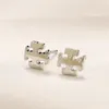 T GG aretes de perlas aretes nupciales de perlas aretes barrocos de moda de diseñador para mujer amor plata oro perno geométrico muñeco de nieve joyería de lujo aro mujeres diseño de pernos