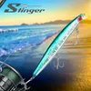 Tsurinoya 173f fundição ultra-longa flutuante minnow 173mm 6.81in 37.5g isca de pesca de água salgada stinger artificial grandes iscas duras 240102