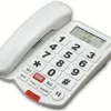 Grote Knop Telefoon voor Senioren Nummerherkenning Vaste Telefoons voor Ouderen Versterkte Telefonos Huistelefoon voor Oude Mensen met SOS 240102