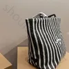 listra sacolas de palha designer de lona sacola mulher crochê bolsa de compras grande listrado luxurys bolsas de verão sacos de praia totes bolsas preto branco cor