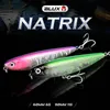 Blux Natrix 6090 Topwater Pencil 60mm 90mm Surface Walker Fishing Lure Walk the Dog人工塩水ベースハードベイトタックル240102