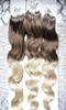 Ombre Micro Loop Ring Hair Extensions body wave 1g 300g blonde virgin hair color 4613 micro loop human hair extensions4075885