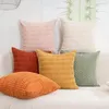 Housse d'oreiller confortable, style Boho rayé, pour décoration de maison de ferme moderne, décoration de canapé doux