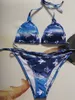 Kvinnors bikini kontrast färg bikini kvinnor designer badkläder baddräkter designer kvinnor baddräkter designer sexig bikini två-stycken baddräkt mode badkläder k123