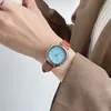 Orologi da polso femminile da donna marca orologio da quarzo semplice orologio da regalo per leisure cinghia