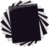 Isı Transferi HTV Siyah Beyaz Demir Başlangıç ​​Paketi 10 x 20 Tişörtler İçin Tişörtler Spor Giyim Penceresi Çıkarmaları171135