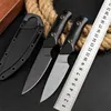 15600 Raghorn Nylon glass fibre Handle Hunting Knife D2 Blade Camping Fixed with Sheath