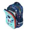 Mochilas originais exclusivas, bolsas escolares para meninas, meninos, 3 padrões, dinossauro, unicórnio, crianças, desenhos animados, 136, mochila 231229