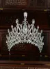 Günstige silberne Kristalle, Hochzeits-Tiaras, Perlen-Brautkronen, Diamant-Kopfstücke, Strass-Stirnband, glänzende Haar-Accessoires, Festzug9547611