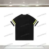 Xinxinbuy 2024 Hommes Designer Tee T-shirt 1921 Double lettre amoureux d'impression Col rond manches courtes coton femmes Noir XS-XL