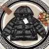 Fashion designer baby jackets Solid color Hooded down boys coat kids clothes Size 100-150 Complete labels boys girls Outwear Nov25