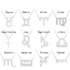 Naszyjniki wiszące 12 Naszyjników Constell Wisianty dla kobiet Znak horoskopowy Astrologia Galaktyka Choker Naszyjnik biżuterii