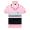 2024 NOWY STYLE MĘŻCZYZN POLO SHIRT Krótkie rękawie Oddychająca najwyższej jakości bawełniana swobodna litera oddychająca oddychająca druk Slim Fit Classic Mens Fashion koszul