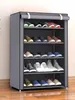 6810Layers Shoe Cabinet Organizer Stand Holway Saving Space Dammtät tyghylla Hemmöbler förvaringsställ 240102