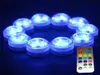 LED Submersible Waterproof Tea Lights Candle underwater lamp remote control colorful Wedding Party Indoor Lighting for fish tank p6807179