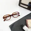 Zonnebril 2024 Decoratieve Anti Blauw Licht Bril Rood Frame Mannen Vrouwen Clear Lens Computer Brillen Vierkante Brillen Bril