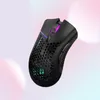 Мыши 2023 Подзаряжаемая USB 24G Беспроводная rgb Light Honeycomb Gaming Mouse для настольных компьютеров компьютеров ноутбука ноутбука Mice Mice Game1552553