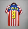 Retro 2004 2005 Atletico Madrid Futbol Formaları #9 F.Torres 1994 95 96 97 2013 14 15 Caminero Griezmann Gabi Home Vintage Classic Futbol Gömlek Topları 999