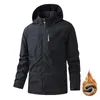 Vestes de course Coupe-vent de cyclisme pour hommes coupe-vent VTT veste de vélo de descente moto polaire vêtements d'hiver vélo de route imperméable thermique