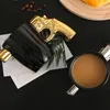 Muggar keramiska mugg 3D revolver cup kreativ mode personlighet tister-ol kaffe mjölk valentin dag roliga gåvor
