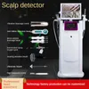 Instrumento de masaje para el cuidado del cabello, instrumento especial para peluquería, cabezal SPA, antipérdida de cabello, detector de folículos del cuero cabelludo, instrumento de terapia del cuero cabelludo multifuncional HD